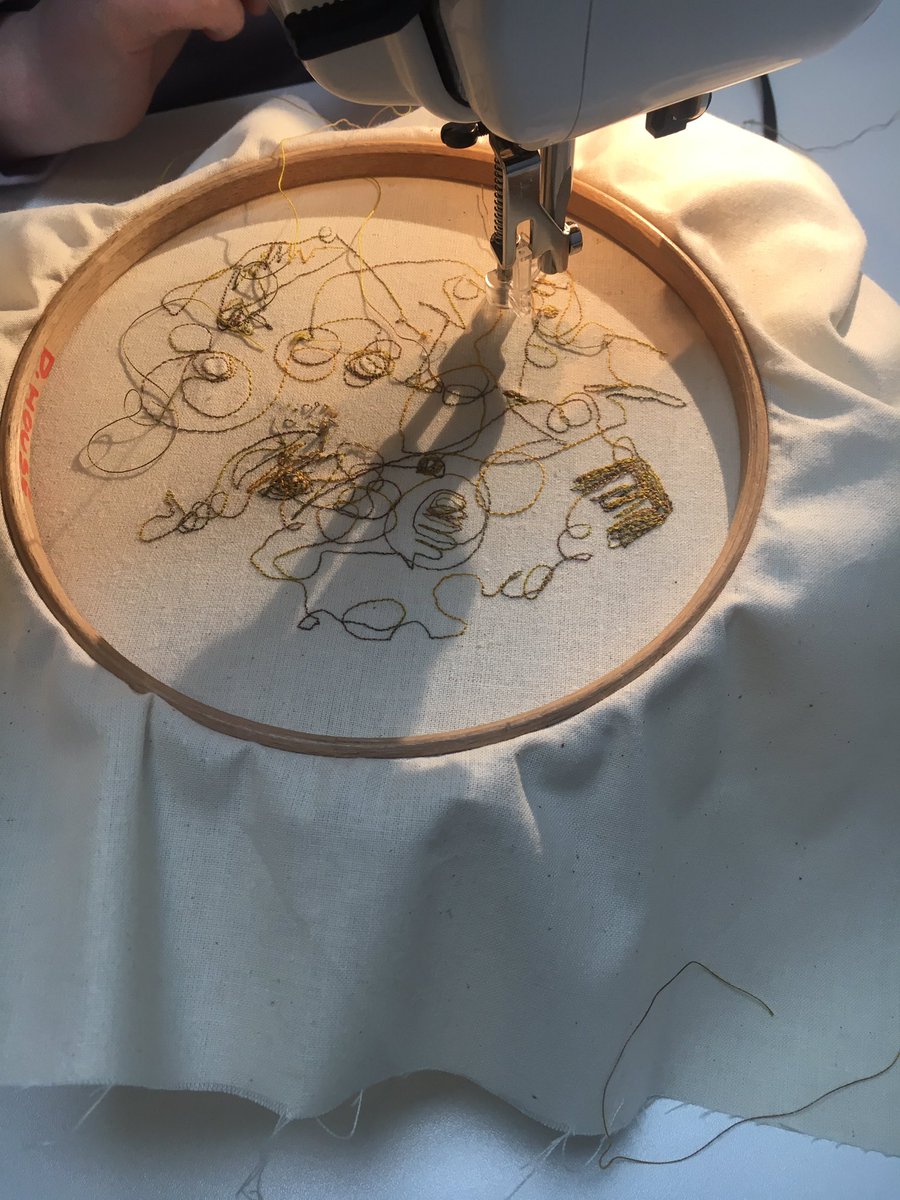 stmattsartdept's tweet photo. Loving the day so far. Our group of S3 pupils are winning the thread battle. 🧵@Dumfries_House #futuretextiles https://t.co/W4WDrKymwZ