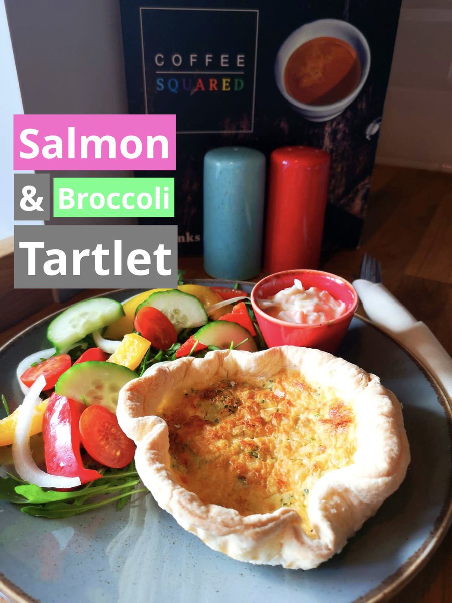 BeaulieuCoffee's tweet photo. Back by popular demand a delicious Salmon &amp; Broccoli Tartlet From @PyesFarm 👍🏻👍🏻👍🏻👍🏻 https://t.co/uhaUmHVujv