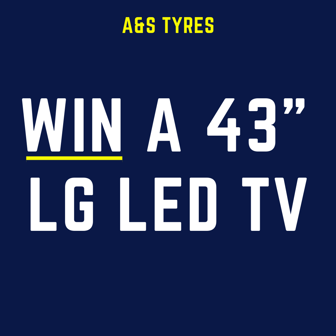 If you didn't know we're running a competition on our Facebook page to win a 43" LG LED TV worth £379! 

Fancy a chance at winning that jaw dropping prize? Click here to visit our FB ( A&amp;S Tyres) &amp; enter today. bit.ly/2tvPSnP