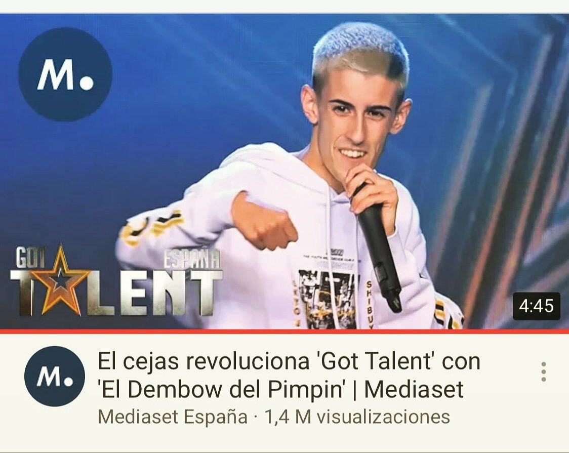 El #DembowDelPimpin &amp; #ElCejas  en <a href="/GotTalentES/">Got Talent España</a> ya es #1 en tendencias de <a href="/YouTube/">YouTube</a> single producido en los estudios de Flow Records by <a href="/henrymendez_/">Henry Mendez</a> &amp; <a href="/rsRichSurprise/">Rich $urprise</a> 🎶🔥
•
#ElCejas #HenryMéndez #RichSurprise #FlowRecords <a href="/telecincoes/">Telecinco</a> <a href="/mediasetcom/">Mediaset España</a> <a href="/GotTalentES/">Got Talent España</a> #Dembow #España