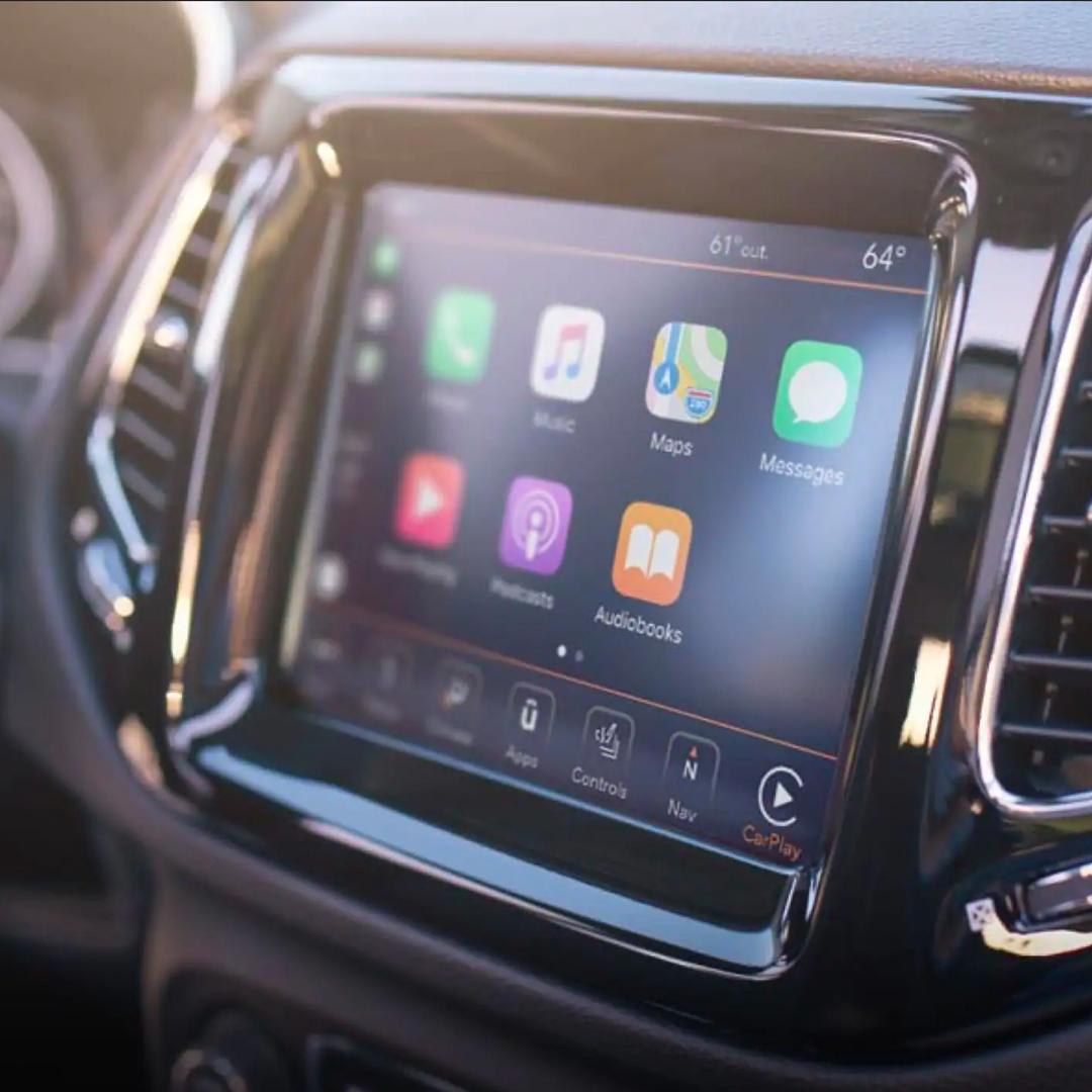 From the street to the trails, find the most extraordinary driving experience with the Jeep® Compass. #Jeep #Compass #Technology #Interior #Adventure