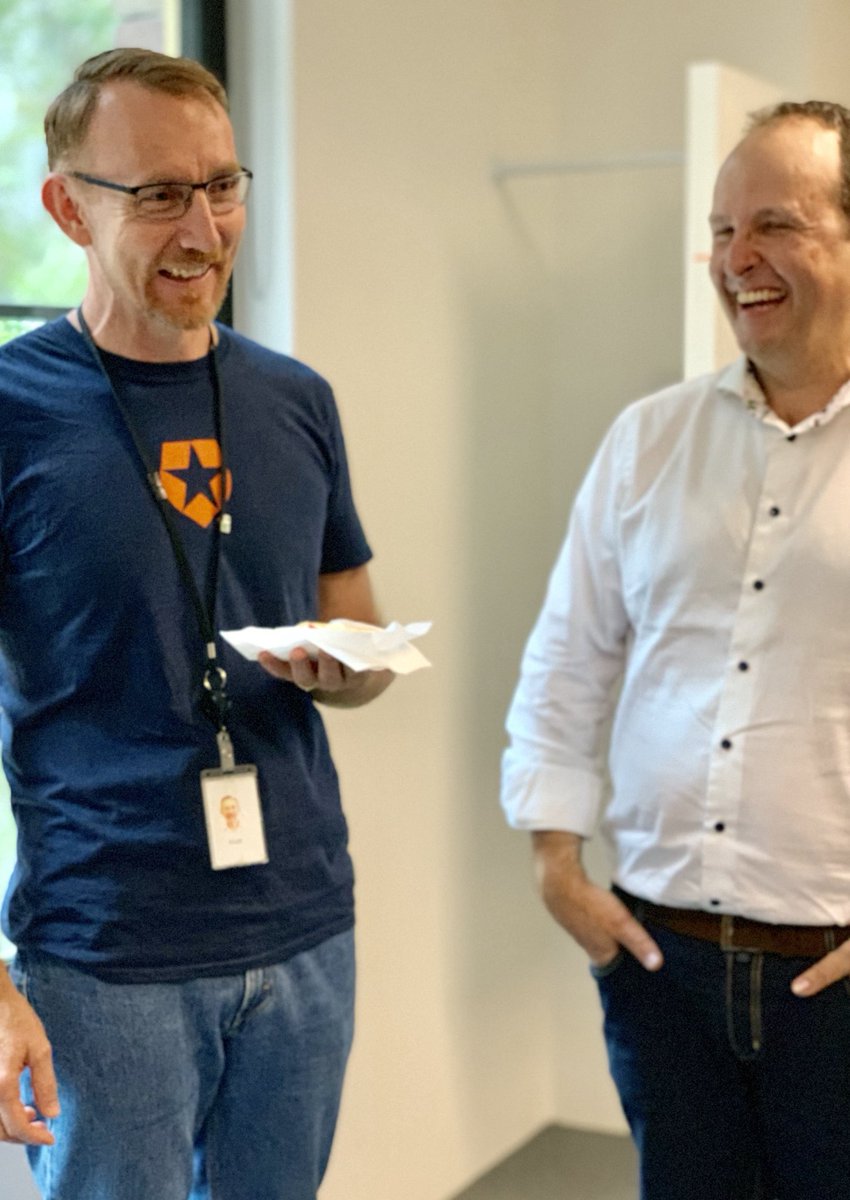 Today we celebrated 15 years at <a href="/tyro/">Tyro</a> for an engineer who’s been with us from almost the very beginning. Congrats <a href="/MattMilliss/">Matt Milliss</a>! No better excuse for cake.