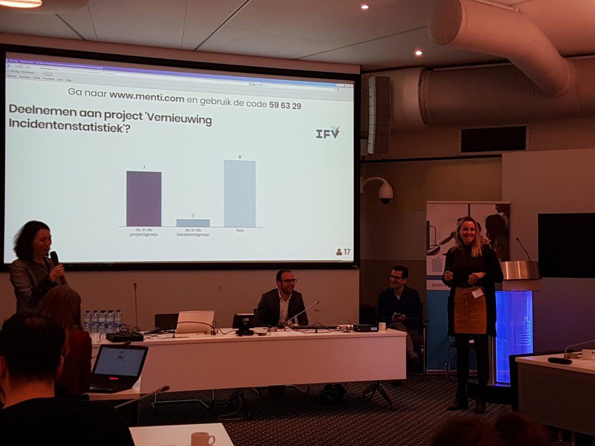 Samen met <a href="/statistiekcbs/">CBS</a> organiseren we vandaag het kennisevent #datasamenwerking fysieke veiligheid. Ook aantal #veiligheidsregio’s aanwezig om nader kennis te maken, elkaar te informeren en inspireren! Data landelijk verzamelen, analyseren en gebruiken #incidentenstatistiek