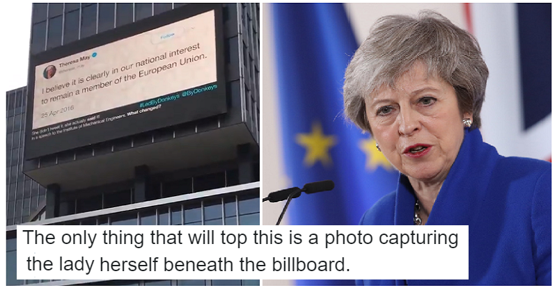 ThePoke's tweet photo. Theresa May’s past words are coming back to bite her. 
https://t.co/8Ht8RSdEcg https://t.co/nw05dN7qu8