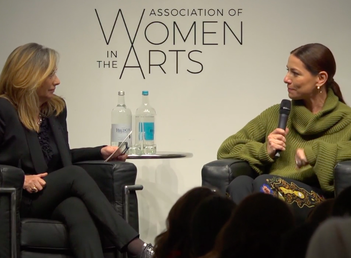 Every week we will be realising a short video from our @awitalondon '2020 Vision' event at @phillipsauction, Here @zab_art (CEO @Zabludowicz_Col Collection and Collector) and @Yanapeel  (CEO @SerpentineUK Galleries) on innovation vimeo.com/317781505 #awita #womeninthearts