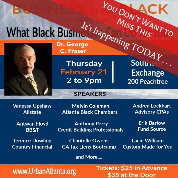 bgvfoundation's tweet photo. RT @atlanta_urban: Tickets available at https://t.co/aqtBZk29i5
#FraserNet #urbanatlanta #blackbusiness #blackbiz #blackspeaker #atlantabusiness #pronetworker #blackatlanta #atlantablackchamber #urbanleague #bbt #bb&t #blackentrepreneur #supportblackb… https://t.co/rAijyikJZ7