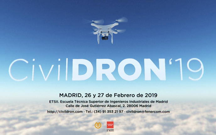 fenercom_madrid's tweet photo. El Colegio de Aparejadores y Arquitectos Técnicos de Madrid @aparejadoresmad en el V Congreso #CivilDRON 19 https://t.co/dZqXA1EeNY https://t.co/Sn1rUY6pqB