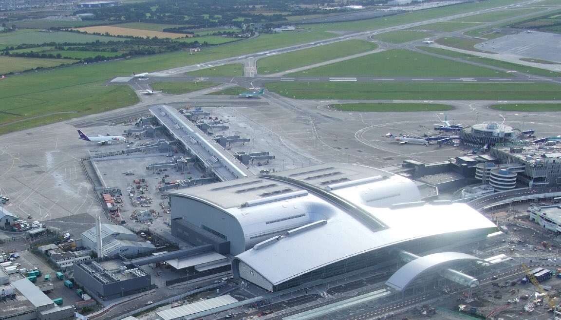 mrneeson's tweet image. testing out my new drone seeing as we have lovely weather! dublin airport looks beautiful!