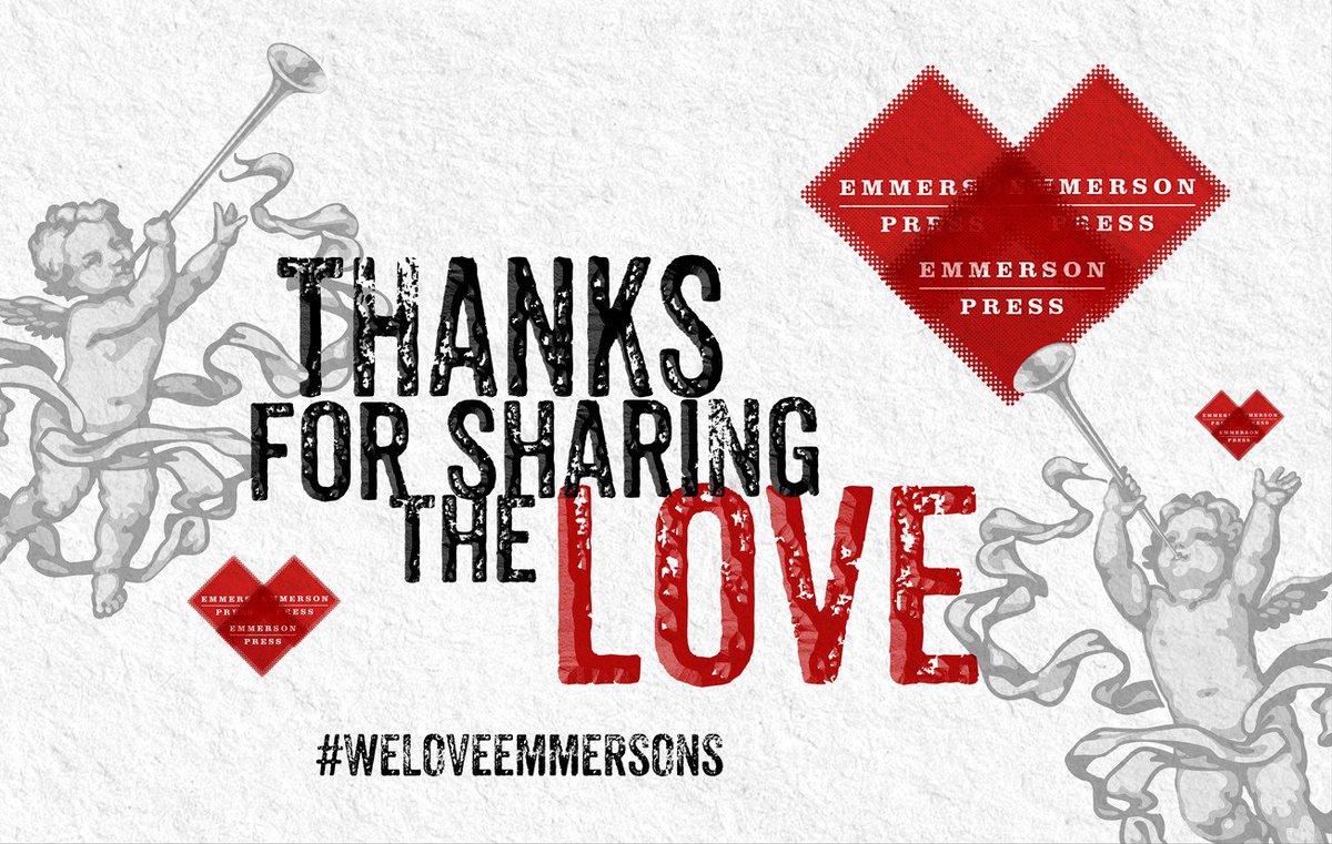 Thank you all for sharing and showing @EmmersonPress some #Love with our St. Valentine’s Day post. The winner will be announced shortly via DM. Keep an eye out for more upcoming competitions. In the mean time, it’s back to our other passion of #ink and #paper now. #Print