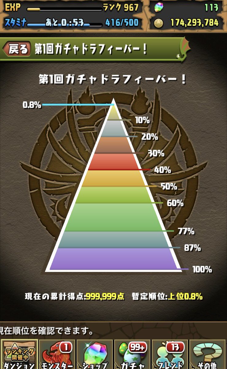 PON2_game's tweet photo. カンスト勢こんなにいるんだ😶 https://t.co/fAKT2PpZLv