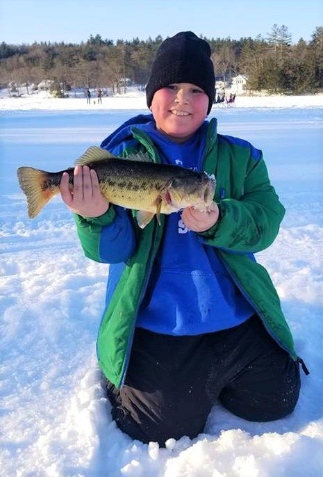 RETWEET if you support kids that fish! Chris here took home 2nd place at a recent ice fishing derby, Congrats! ❤️