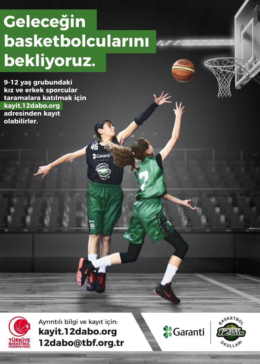 12DABOTBF's tweet photo. Geleceğin Basketbolcularını Bekliyoruz;  Detaylar için; https://t.co/VHe6SwRLAt https://t.co/KMSjgOZ2NG