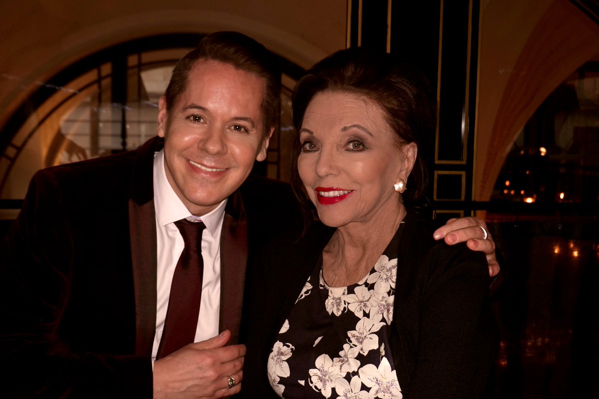 glenchevannes's tweet photo. Love this photograph taken on Monday with gorgeous @joancollinsdbe ❤️ Look forward to seeing Dame Joan again this weekend in her fabulous one woman show #JCunscripted - don’t miss it! Tickets:
https://t.co/ibjumkGI4E https://t.co/hZBBzPbIfy