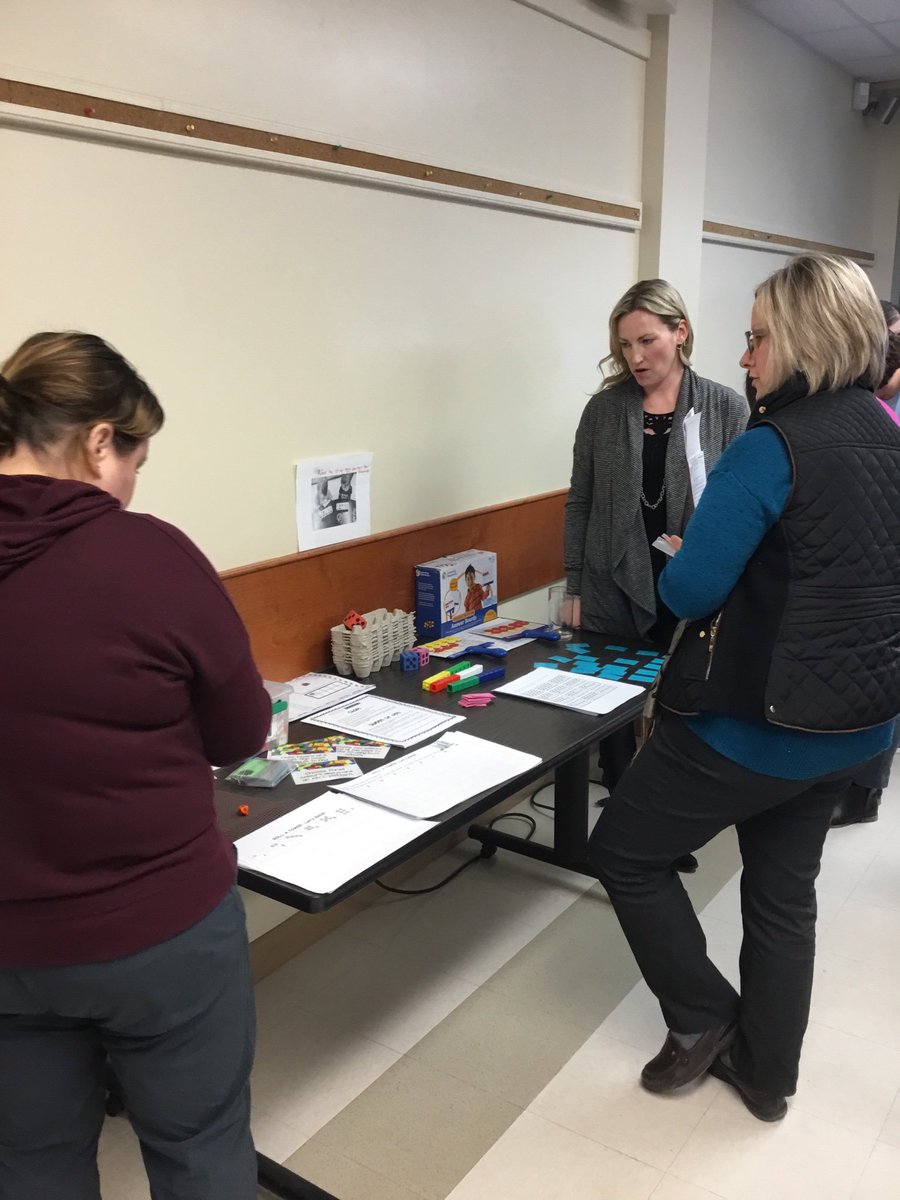 MissusRoach's tweet photo. Fabulous afternoon of learning with K-1 teachers about hands-on ways to help kids catch number sense. FEC numeracy leads showcased #rekenrek #cuisenaire #unifix #sortingtrays #tinydots @BuildMathMinds and @gregtangmath for this great group. https://t.co/zcBlAXWdCn