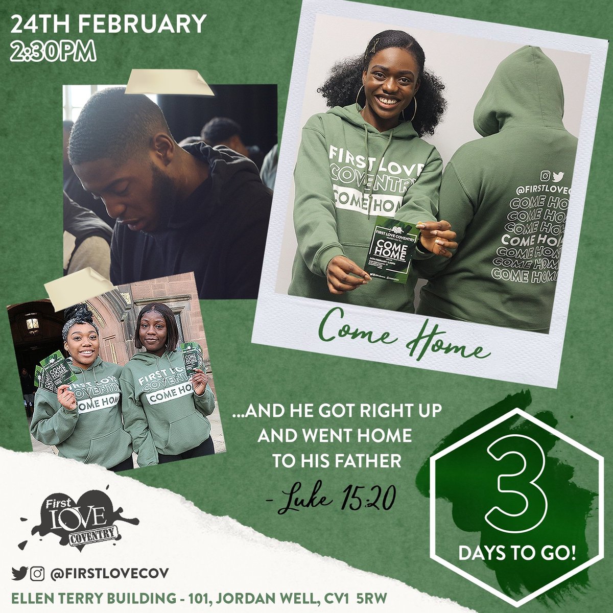 FirstloveCov's tweet image. 3 DAYS left! It's definitely time for you to COME HOME! 💚💚

#comehomeflcov