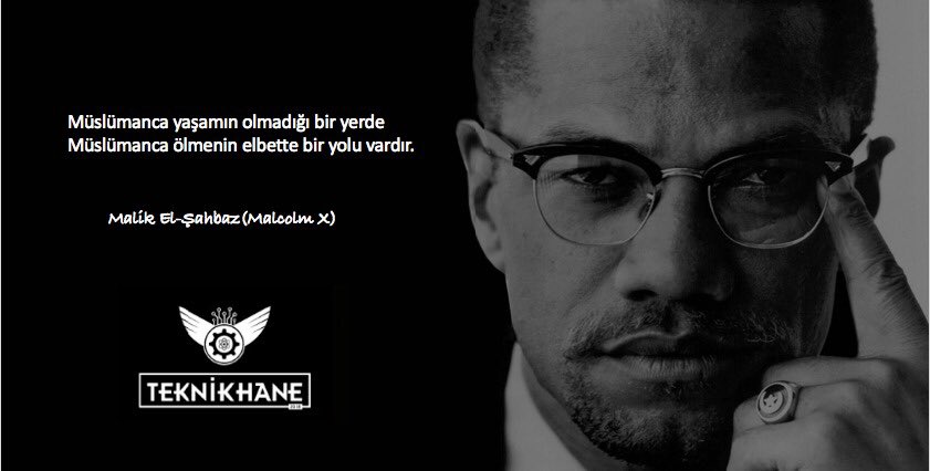 Vefatının 54. yılında Müslüman siyasetçi ve insan hakları savunucusu Malik El Şahbaz'ı(Malcolm X) sevgi, saygı ve rahmetle anıyoruz.

#malcolmx #elhajjmalikelshabazz