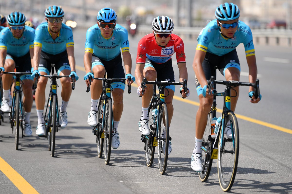 🏆🥇🇰🇿Second consecutive @tourofoman win for Alexey Lutsenko, Davide Ballerini finishing third in final stage 🗣️ 'We will have a celebration, but the main goals of the season are still ahead of us' - @AlexeyLutsenko3 #TOO2019 Report: goo.gl/XApxsS. 📷@GettySport