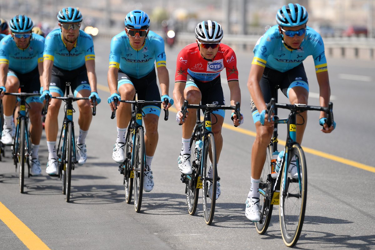 XDS Astana Team (@xdsastanateam) on Twitter photo 🏆🥇🇰🇿Second consecutive <a href="/tourofoman/">Tour of Oman</a> win for Alexey Lutsenko, Davide Ballerini finishing third in final stage
🗣️ "We will have a celebration, but the main goals of the season are still ahead of us" - <a href="/AlexeyLutsenko3/">Alexey Lutsenko</a>
#TOO2019 Report: goo.gl/XApxsS.
📷<a href="/GettySport/">Getty Images Sport</a> 🏆🥇🇰🇿Second consecutive <a href="/tourofoman/">Tour of Oman</a> win for Alexey Lutsenko, Davide Ballerini finishing third in final stage
🗣️ "We will have a celebration, but the main goals of the season are still ahead of us" - <a href="/AlexeyLutsenko3/">Alexey Lutsenko</a>
#TOO2019 Report: goo.gl/XApxsS.
📷<a href="/GettySport/">Getty Images Sport</a>
