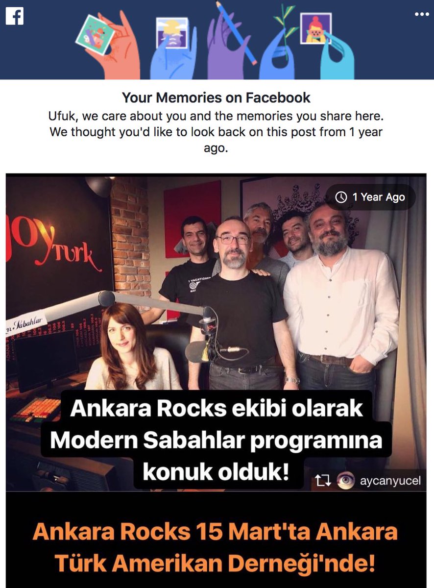 Geçen yıl bugün... #ankararocks #modernsabahlar <a href="/aycanyucel/">Aycan</a> <a href="/ffz012/">Ysfkcr</a>