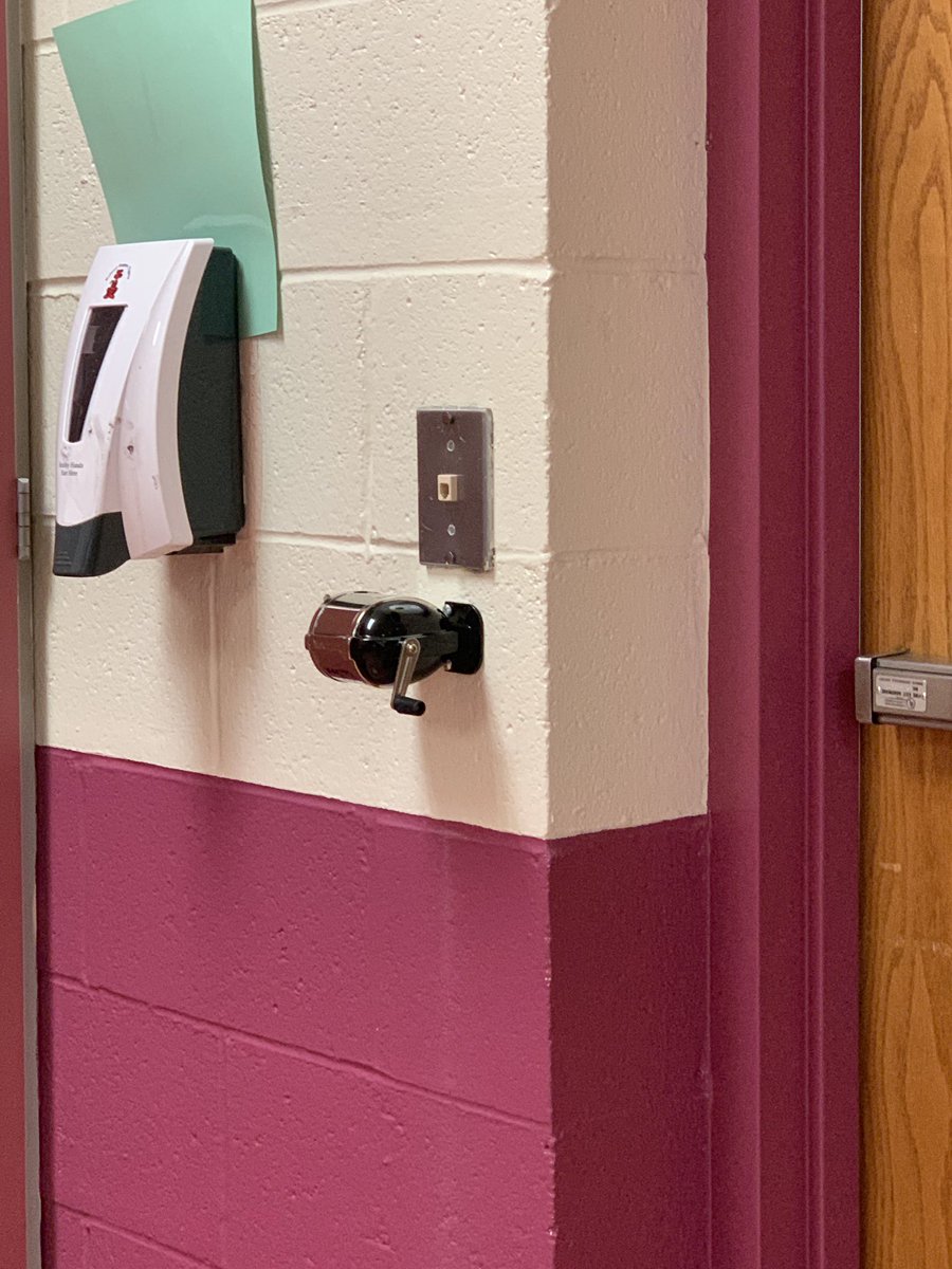 What a great day! I came into my room to see a new dry erase board and pencil sharpener installed. It’s funny, but really it’s the smaller things that get us truly excited. @gallowayschools