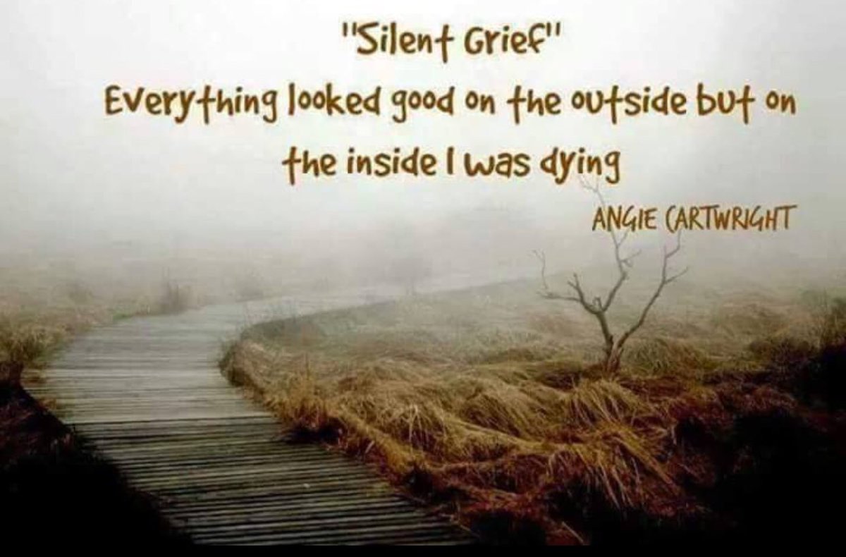 How true is this for many of those grieving? 🙏 Hidden grief. It can be so destructive. #openconversations #reachout #itsokaytotalk #Stongertogether