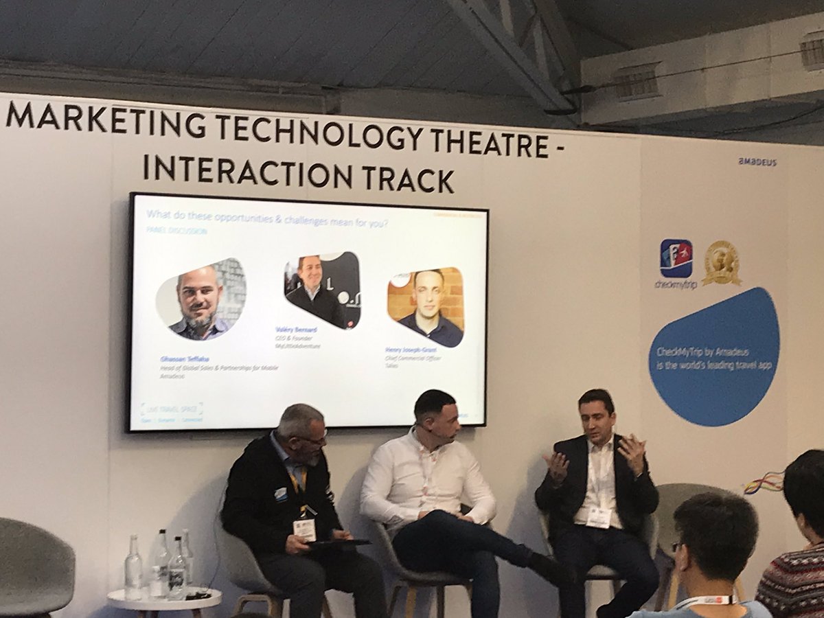 <a href="/GhassanTeffaha/">Ghassan Teffaha</a> with <a href="/talixocom/">talixo</a> and <a href="/mylitadventure/">MyLittleAdventure</a> discussing the opportunities and challenges found within Destination X #BTSHOW #AmadeusDestinationX #ancillaryrevenue #mobile