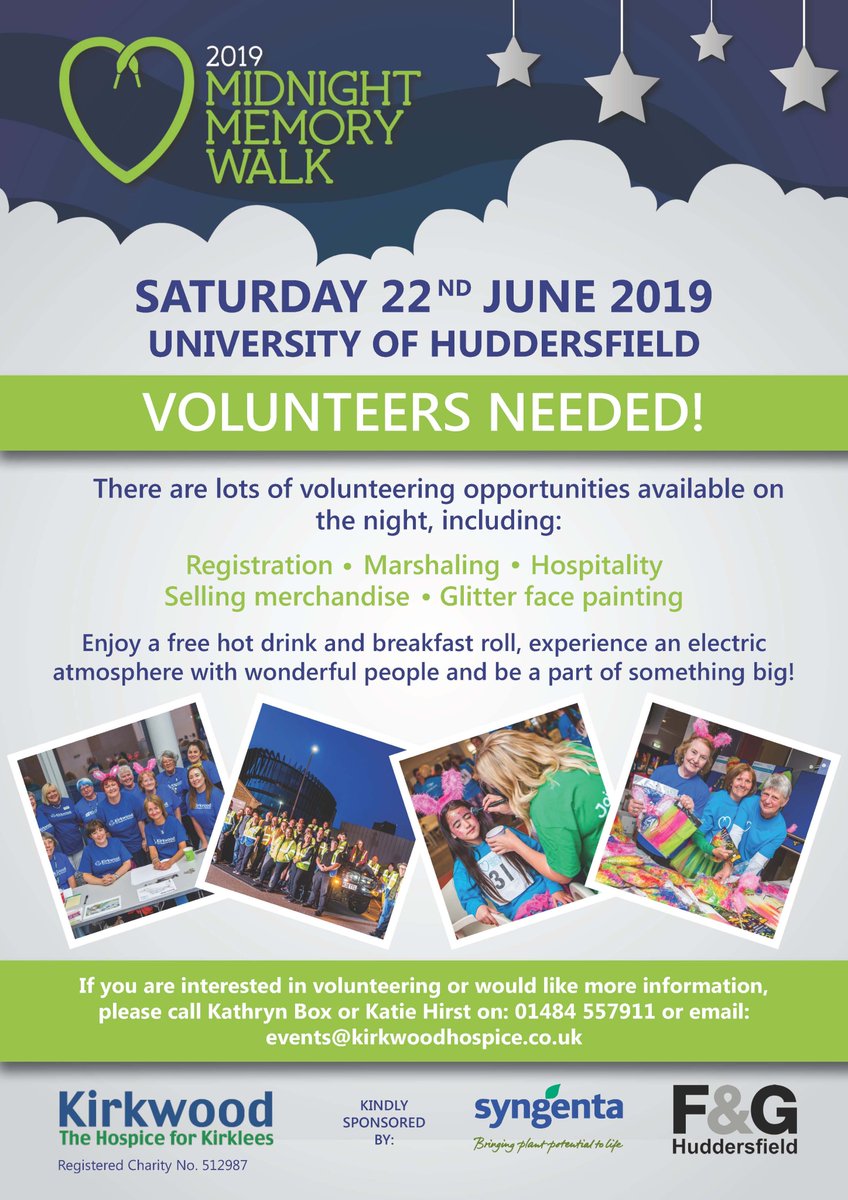 HudEvents's tweet photo. Don’t want to walk it – how about volunteering??

This is such a fantastic night, you won’t want to miss it 

#hudevents #MMW19 https://t.co/YP4c1T1wm8