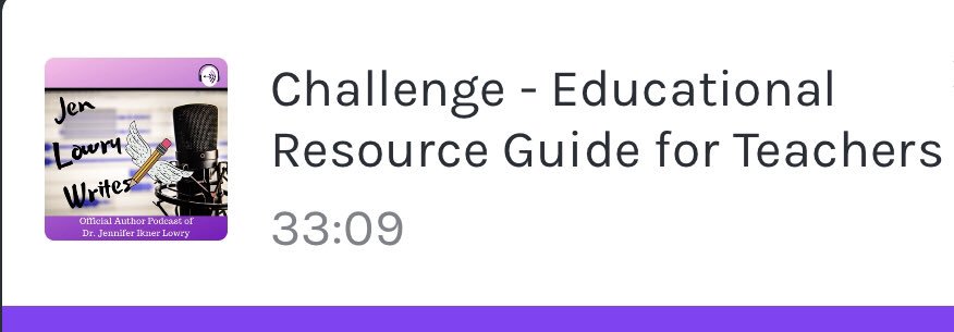 jenlowrywrites's tweet photo. New #author #challenge on the #podcast today! Create a #teacher #resource guide for #k12 and #homeschool families https://t.co/HlcDXrJl8C  #educator #lessons #journals #writing #pbl #curriculumguide #leasonplantips #educationaltesource #ya #childrenslit #bookclubs #freelance https://t.co/vPeY1sX68Z