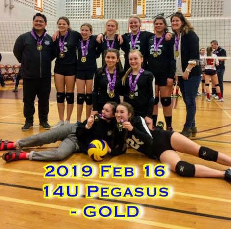 pegasusvball's tweet photo. Congradulations Girls! U14 looking pretty good heading in to provincials. https://t.co/ZkbqtLVubo