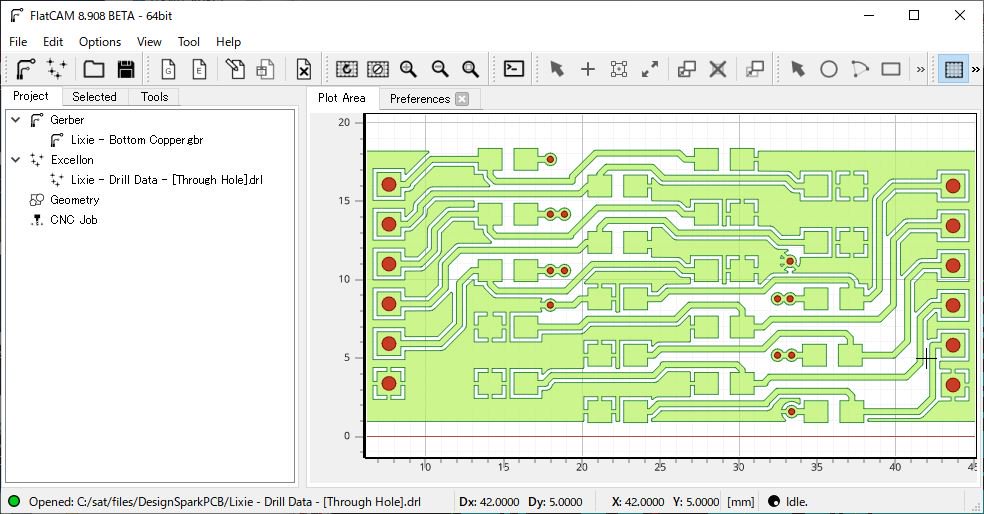 wcinp's tweet image. DesignSparkPCBを8.0から8.1.2にVerUpしたらドリルファイルをFlatCAMで読めなくなった(左側)・・orz
対処方法をブログに追記しました。
#DesignSparkPCB #FlatCAM
piclabo.blog.so-net.ne.jp/CncNixieTube004