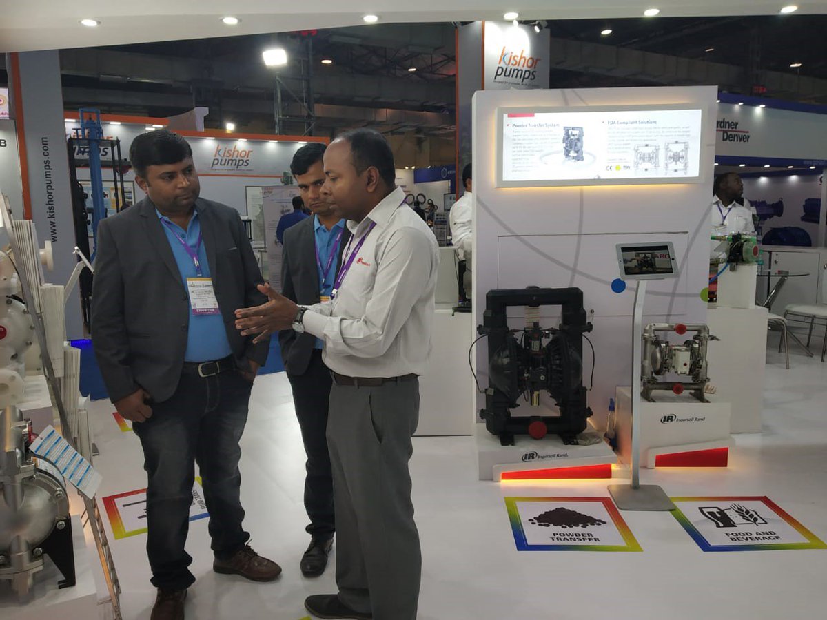 IngrsollRandInd's tweet photo. Come and dismantle an ARO EXP pump using #VirtualReality at #ChemTech2019 to understand what we mean by fluid intelligence! Visit #AROatChemtech at Booth C2A. @AROpumps https://t.co/QjvgOnmDG6