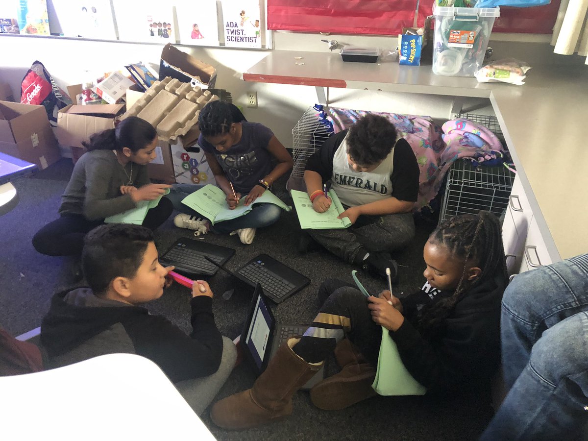 walshra4's tweet photo. Love how this class is able to regulate themselves during math. They are able to collaborate to solve problems, redirect each other when needed, but also work independently when the time comes. #selfregulatedlearners #fourcs #gainingEmSTEAM https://t.co/LhqFfHkMCk