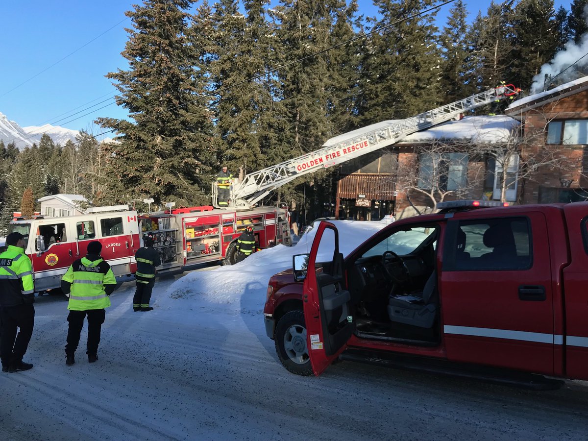 Great work by GFR crew at this morning’s chimney fire.