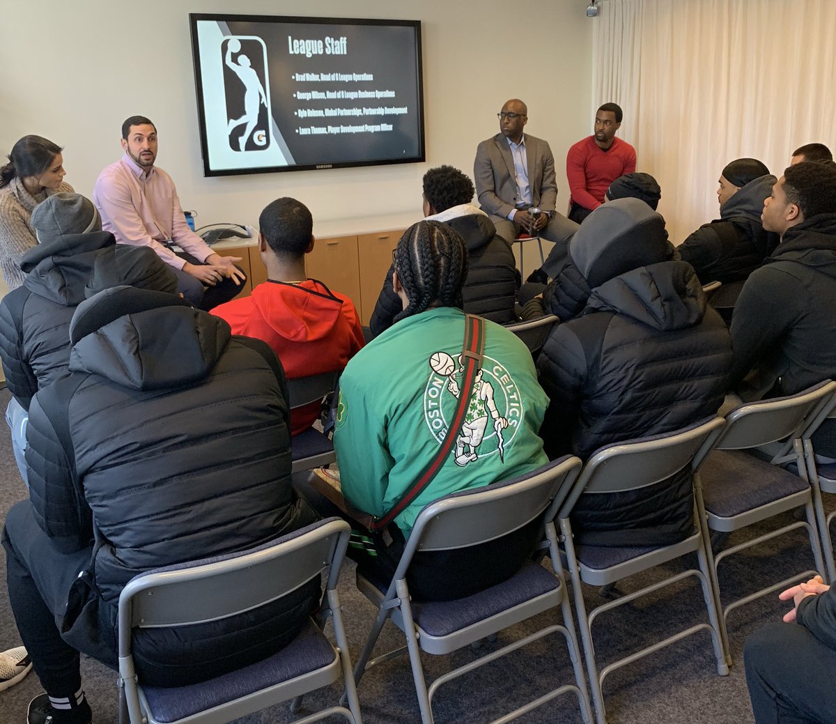 Nba G League On Twitter The Maineredclaws Toured The Nba