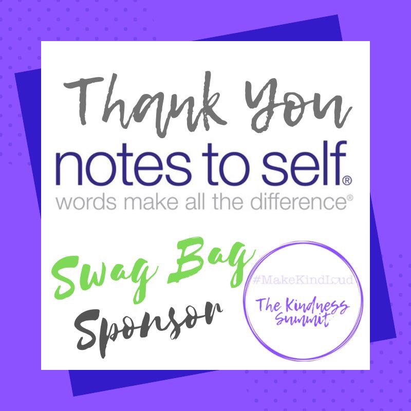 A HUGE thank you to @notestoselfsock for committing to being a Swag Bag Level Sponsor. 

notes to self® socks target the subconscious mind...assisting you in creating the life of your dreams. 

We are so grateful!

#MakeKindLoud #SponsorAlert #NotesToSelfSocks #TheKindnessSummit