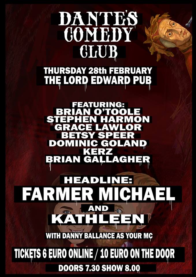 DantesComedyDUB's tweet image. Line-up February 28th 🔥 Tickets: connect.jokepit.com/organisers/502…