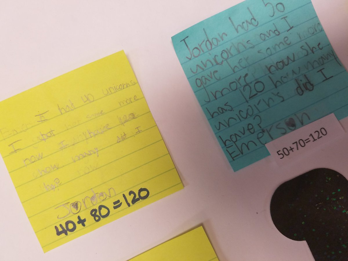 Jodilea616's tweet photo. #numberoftheday My students came up with word problems using 120 today! 
#bprd #whyiloveteaching #agreatbeginning https://t.co/5prrfsrJU6