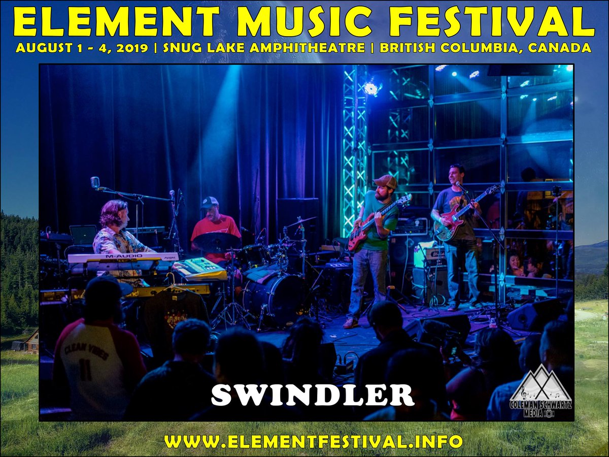 Heads up! #Swindler will be joining us in August for EMF!

Tickets &amp; More Info: ElementFestival.info

#ElementFest #Artist #Announce