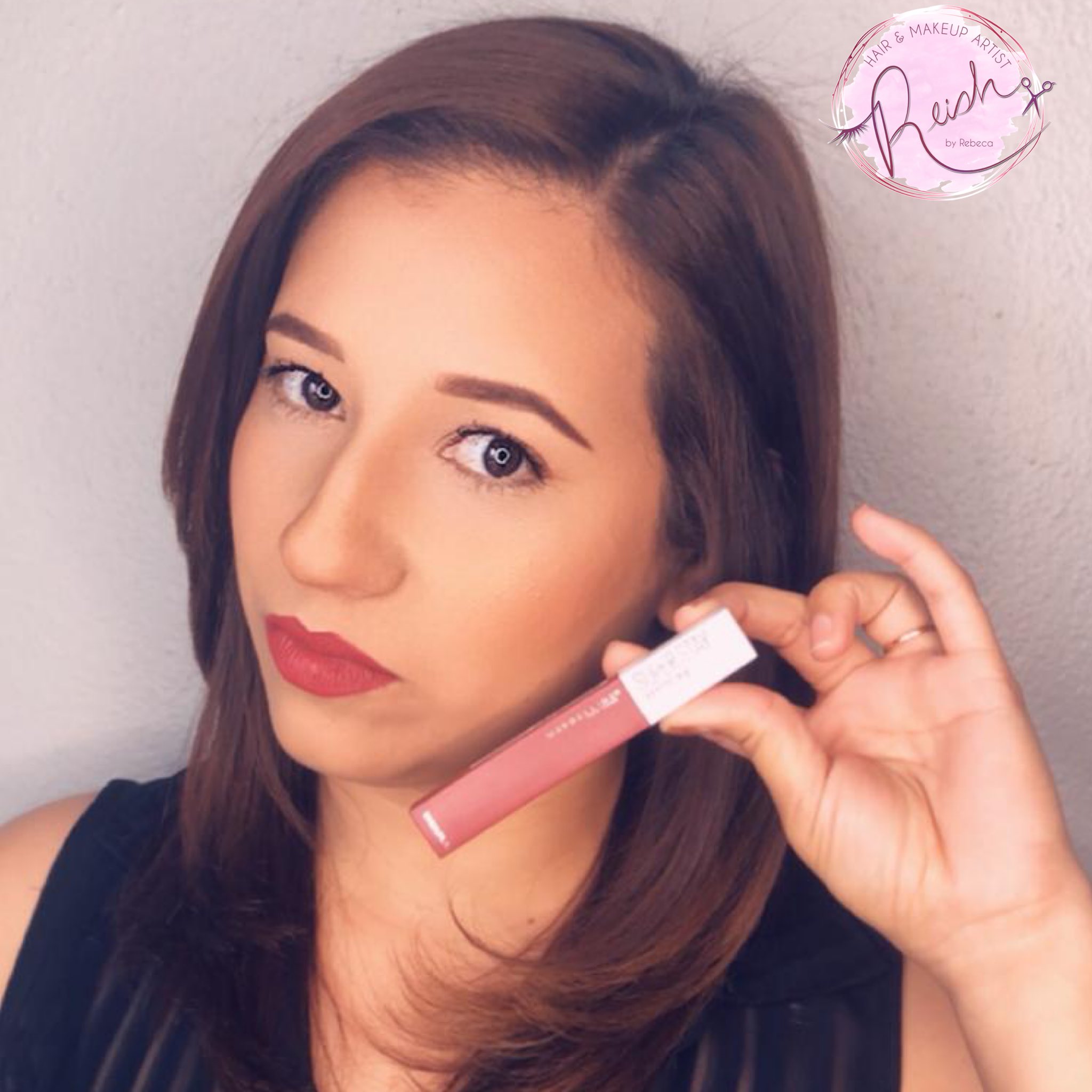 Reish Hair And Makeup Attention To Details Is Of Utmust Importance When You Want To Look Good Carolina Herrera Today S Detail Maybelline Superstay Matte Ink Color Ruler 80 Maybellinesuperstaymatteink