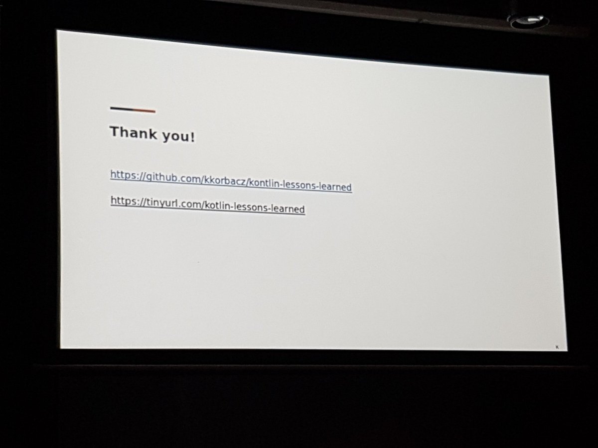 lukpaw's tweet image. #kielcejava Kotlin rulez!!!