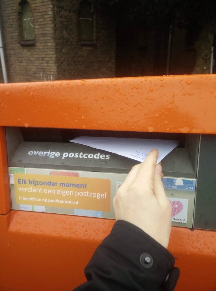 RE_Thinkalone's tweet photo. Just sent in my Y32 voting registration form to the municipality. Ready to vote for a greener, more sustainable and inclusive Europe.

#europeanelections2019 #23may #ikstemdezekeer https://t.co/7eITtPXFo0