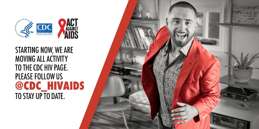 This account is no longer active. Please follow us at our new home: @CDC_HIVAIDS. Thank you! #DoingIt #HIVTreatmentWorks #StopHIVTogether #StartTalkingHIV