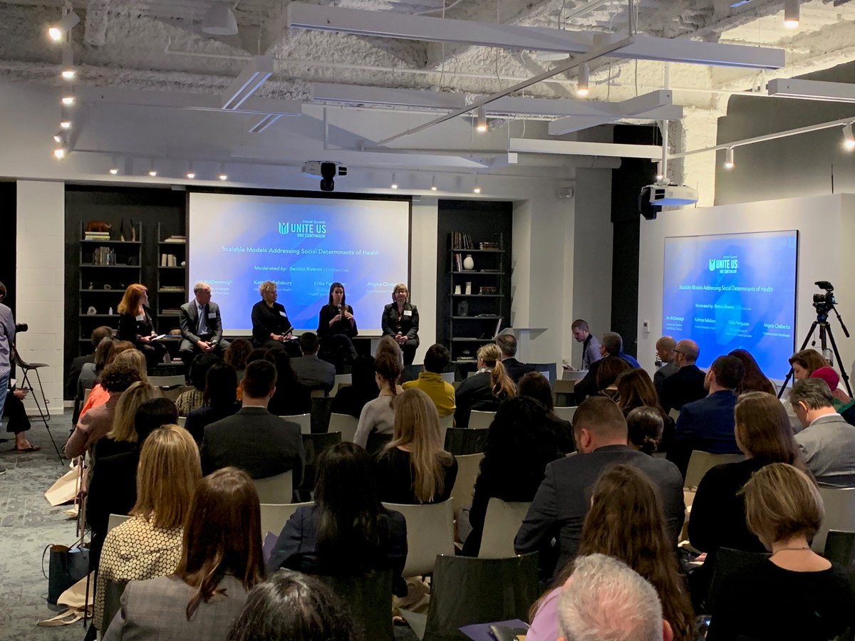 IVMFSyracuseU's tweet photo. “@UniteUs has given @AmericaServesHQ at the @IVMFSyracuseU the ability to tell the story of how coordinated care can work -- from the initial point of contact with those we serve, all the way to the outcome.” - IVMF's retired Col. Jim McDonough says at #OneContinuum2019. https://t.co/I7mrxZQQzT