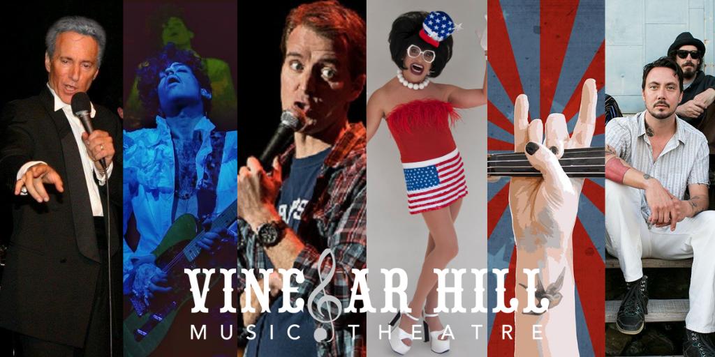 Vinegar Hill Music Theatre (@vinhillmusic) on Twitter photo **JUNE LINE UP**
June 15th <a href="/rongartner1/">Ron Gartner</a> with "The Music of Bobby Darin"
June 21st Dean Ford and the Beautiful ones to Support <a href="/alzassociation/">Alzheimer's Association</a> Maine Chapter
June 22nd <a href="/justonmckinney/">Juston McKinney</a>
June 27th <a href="/missrichfield/">Miss Richfield</a>
June 28th Classic Rock Orchestra
June 29th <a href="/theOvertones/">Rustic Overtones</a> **JUNE LINE UP**
June 15th <a href="/rongartner1/">Ron Gartner</a> with "The Music of Bobby Darin"
June 21st Dean Ford and the Beautiful ones to Support <a href="/alzassociation/">Alzheimer's Association</a> Maine Chapter
June 22nd <a href="/justonmckinney/">Juston McKinney</a>
June 27th <a href="/missrichfield/">Miss Richfield</a>
June 28th Classic Rock Orchestra
June 29th <a href="/theOvertones/">Rustic Overtones</a>