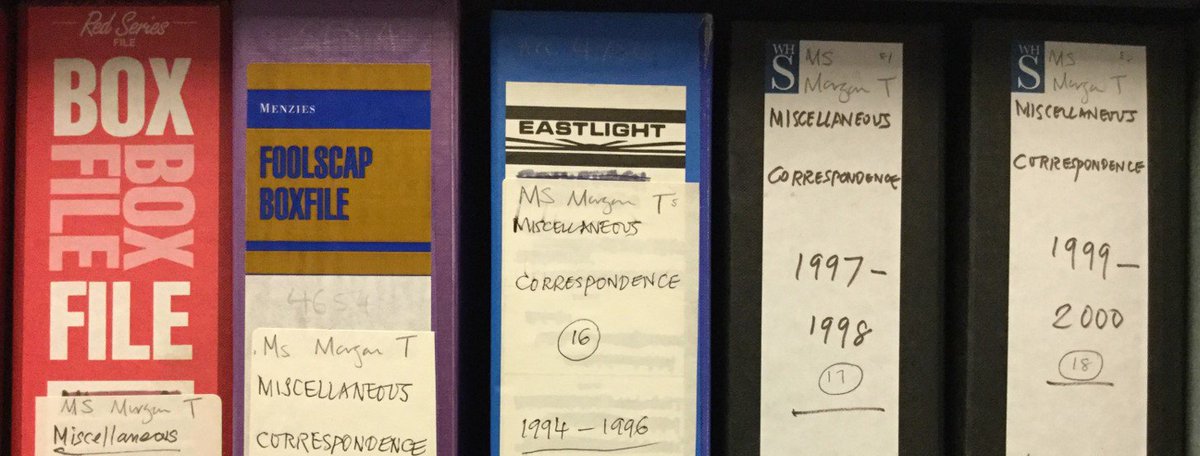 UofGlasgowASC's tweet image. Happiness is ... not having to agonise over the use of &apos;Miscellaneous&apos; to catalogue something #archiveproblems Thank you to the late, great Edwin Morgan - poet, word wizard and fabulous filer 🗃️⭐️