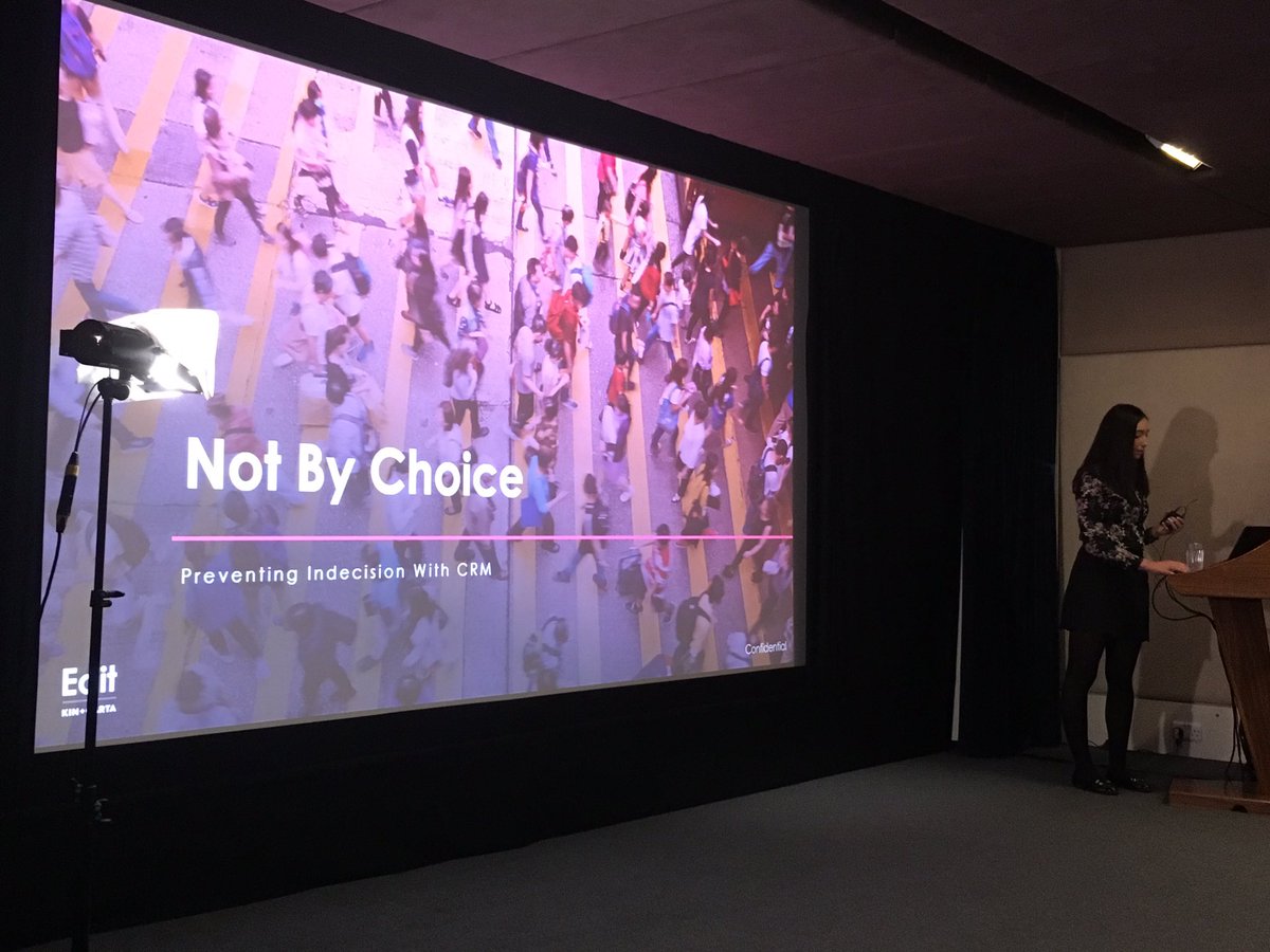 Figaro_Digital's tweet photo. Up next at the #FigDigEmail Seminar we have Holly Payet a Planning Manager at @edit_agency talking about how we can prevent consumer indecision with a great CRM strategy https://t.co/bwUp0eLk4n