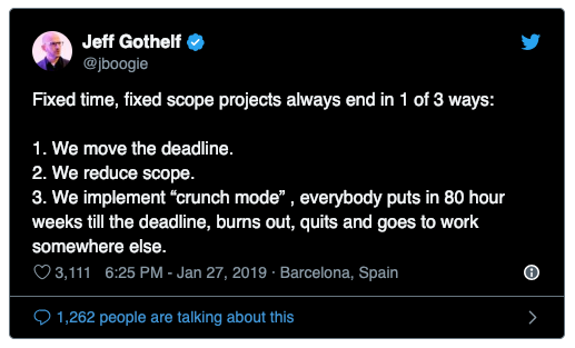 jboogie's tweet photo. “Too often we celebrate the martyrs at work. Good product management means that no one has to be a martyr. ” https://t.co/1lSdElu5go https://t.co/I7vloiWVZL