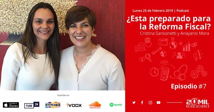 20milRev's tweet photo. ¿Está preparado para la Reforma Fiscal?
Espere nuestro próximo episodio con Cristina Sansonetti y Anayansi Mora.
📆 Lunes 25 de Febrero.
https://t.co/4arLZKT4uS https://t.co/DUPWzI6Vje