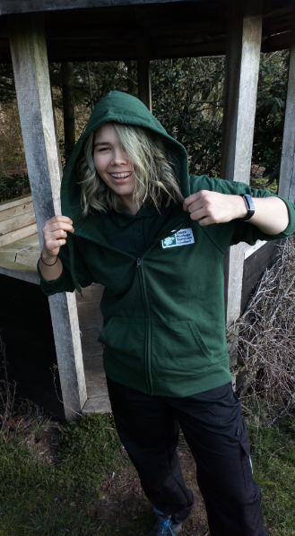 EECOSLtd's tweet photo. When the modelling direction coming from the team is act like a 'youth'. The EECOS team now have logo clothing and if these photos are anything to go by our Assistant Ecologist @TheWildIntern is very happy about this. #Logo #EECOS #Ecology #Clothing #Brand https://t.co/blvh35w24i