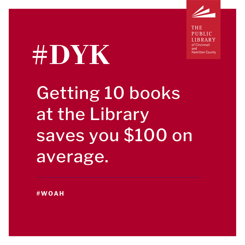 cincylibrary's tweet image. Did you know? #cincylibrary #libraryfacts